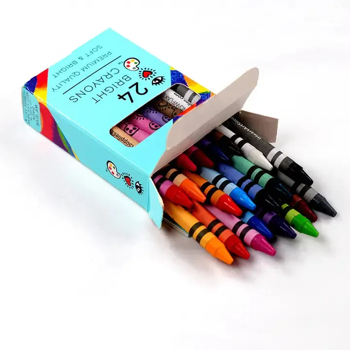 24 Bright Crayons