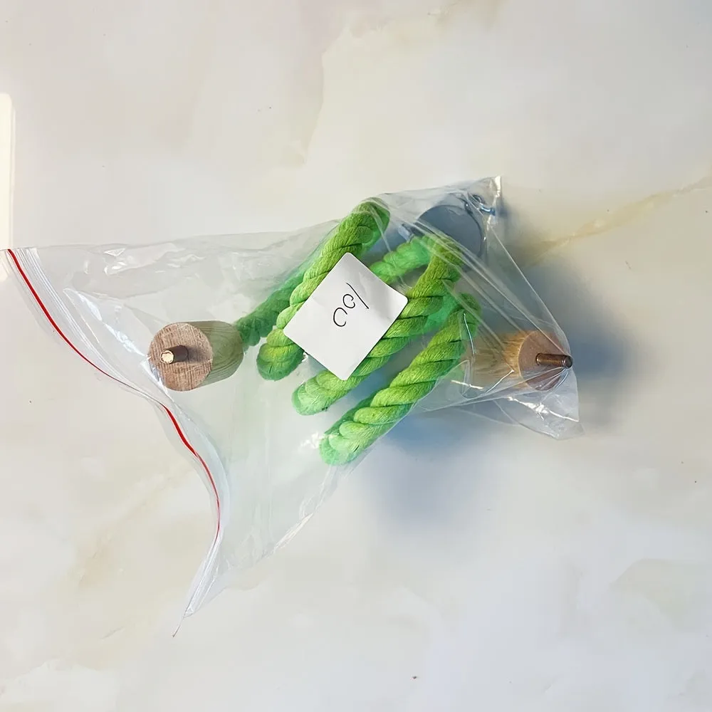 Bendable Pet Bird Cage Toy Exercise Perch for Various Pets