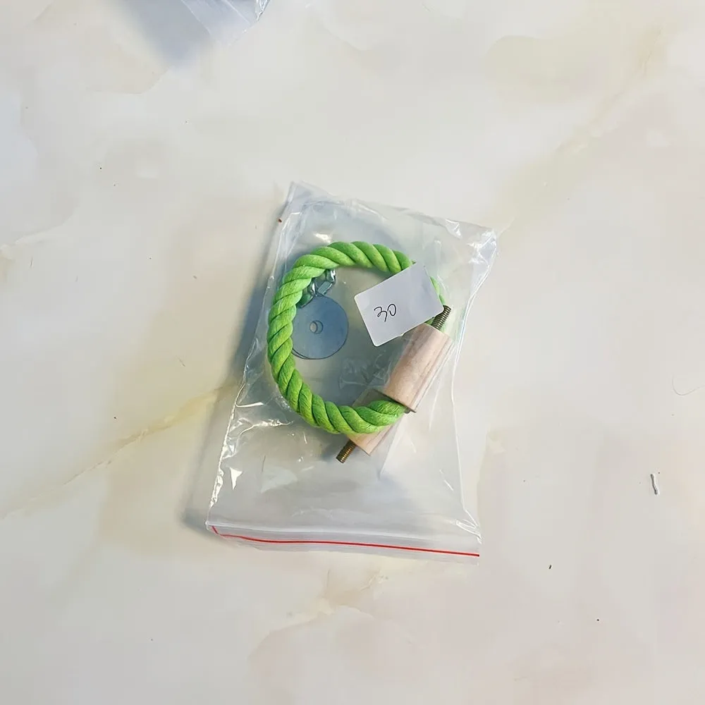 Bendable Pet Bird Cage Toy Exercise Perch for Various Pets