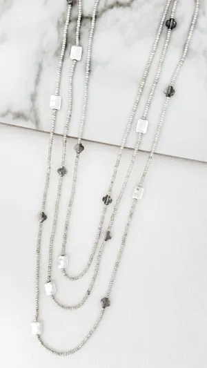 Envy Pretty Multi Layer Gem Beaded Necklace