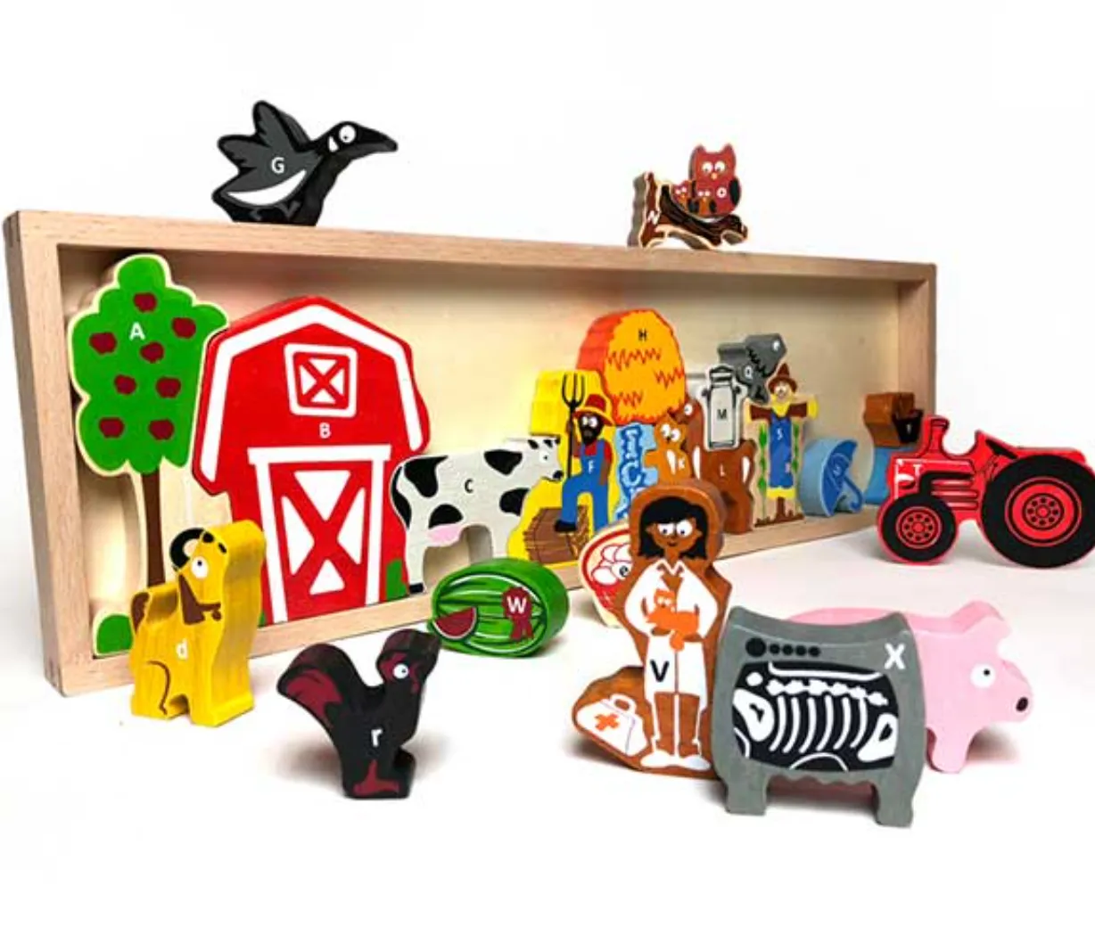 Farm A to Z Puzzle & Playset
