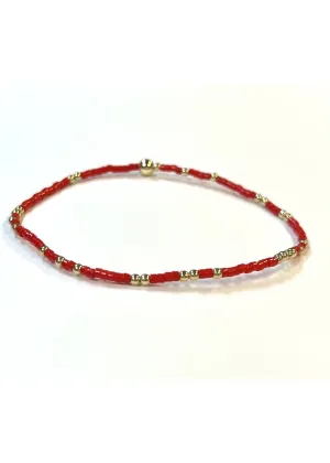 Hope Unwritten Bracelet-Bright Red