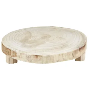 Medium Paulownia Wood Riser (Natural)