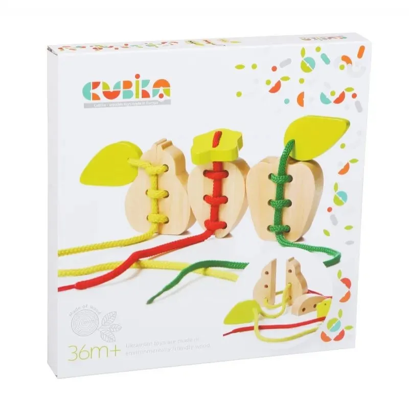 Natural Wooden Lacing Fruits