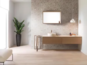 Porcelanosa L'Antic Essential Hexagon Silver Wood