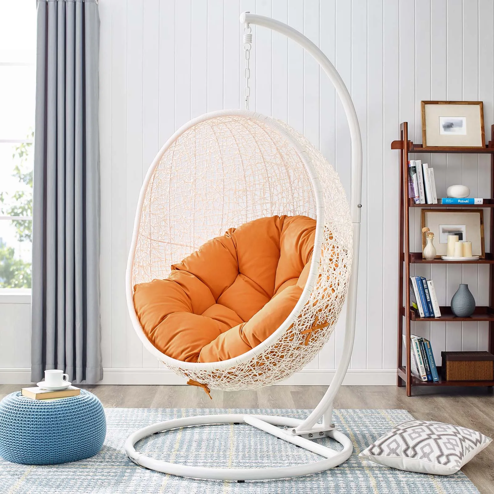 Porch Outdoor Patio Swing Chair With Stand