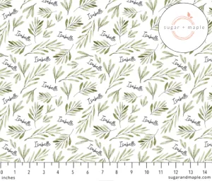 Sugar   Maple Personalized Stretchy Blanket | Olive Branch