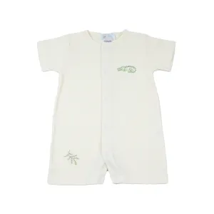 Yellow Gator Embroidered One Piece